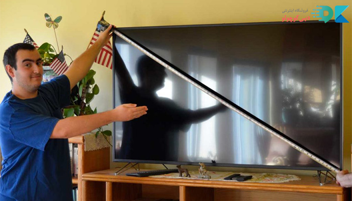 ابعاد و اندازه تلویزیون به سانتی متر