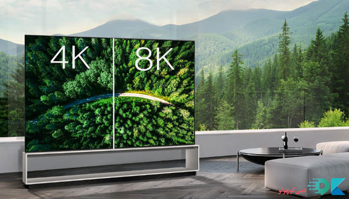 مقایسه 4k Upscaled به 8k با4K