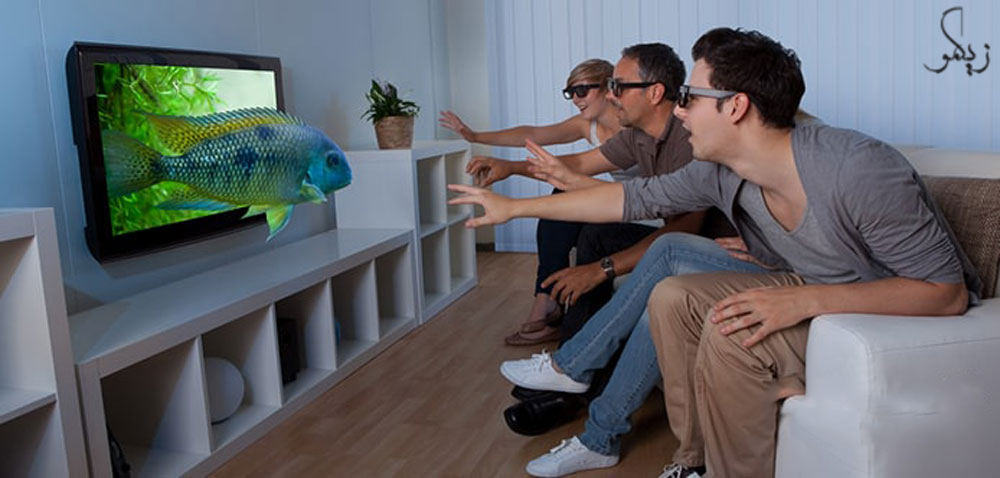 تلویزیون سه بعدی چگونه کار می‌کند _ زیگمو