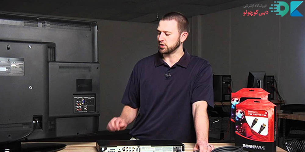 متصل کردن دستگاه بلوری به تلویزیون