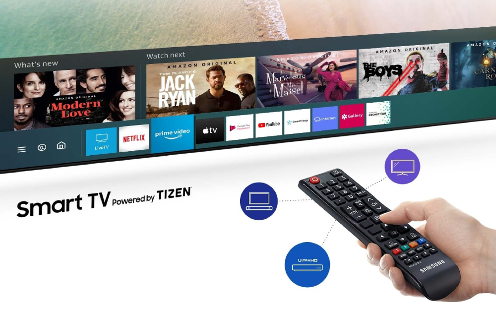 ریموت کنترل تلویزیون سامسونگ را بررسی کنید