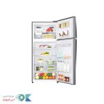 نمای داخلی یخچال بالا و پایین ال جی مدل f682
