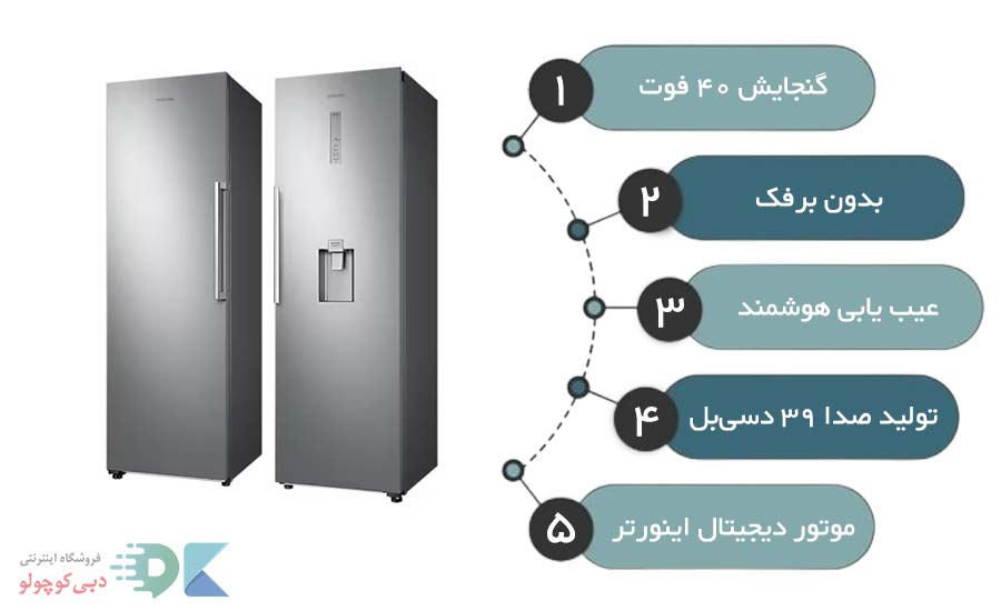 مشخصات یخچال فریزر دو قول سامسونگ rz32 و rr39