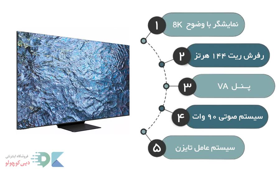 مشخصات فنی و خرید تلویزیون سامسونگ qn900c