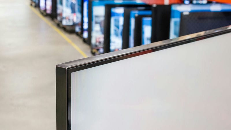 ضخامت فریم دور صفحه نمایش تلویزیون ال ای دی سونی X90L سال 2023 ساخت ژاپن و منتاژ مالزی - سایت دبی کوچولو