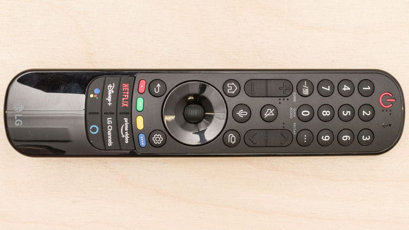 ریموت کنترل جادویی هوشمند تلویزیون QNED مینی ال ای دی ال جی QNED90 سال 2024 - سایت دبی کوچولو