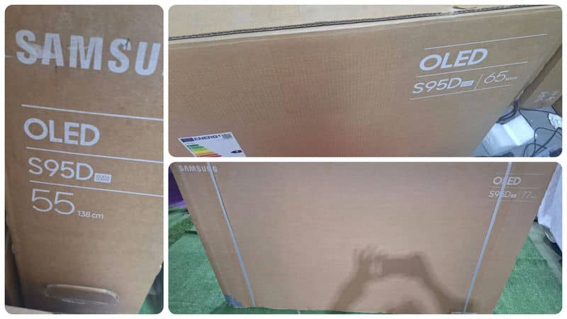 عکس کارتون تلویزیون OLED سامسونگ S95D سال 2024 سایز 55 و 65 اینچ - سایت دبی کوچولو
