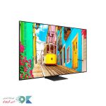 تلویزیون qn800d سامسونگ از نمای سمت چپ