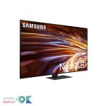 تلویزیون فورکی سامسونگ qn95d از نمای سمت چپ