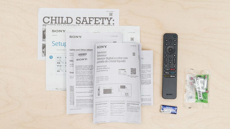 لوازم جانبی و ریموت کنترل تلویزیون ال ای دی سونی S30 سال 2024 - سایت دبی کوچولو