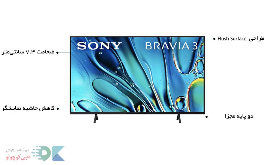 بررسی طراحی ظارهی تلویزیون سونی براویا 3
