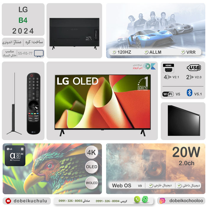 بررسی تلویزیون ال جی B4 - دبی کوچولو