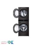 لباسشویی 21 کیلو ال جی WT2116BRK از نمای روبرو