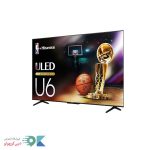 تلویزیون u6n هایسنس از نمای سمت راست