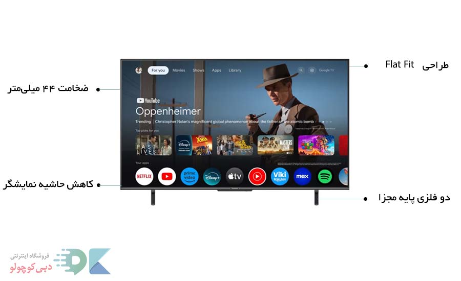 بررسی طراحی تلویزیون nx950 پانسونیک مدل 2024
