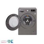 نمای روبروی لباسشویی دودی ال جی j6