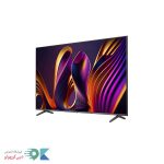 تلویزیون هایسنس q7n از نمای سمت راست