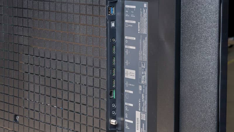 پورت های ورودی و خروجی در تلویزیون سونی BRAVIA 5 مدل XR50 سال 2024 - سایت دبی کوچولو