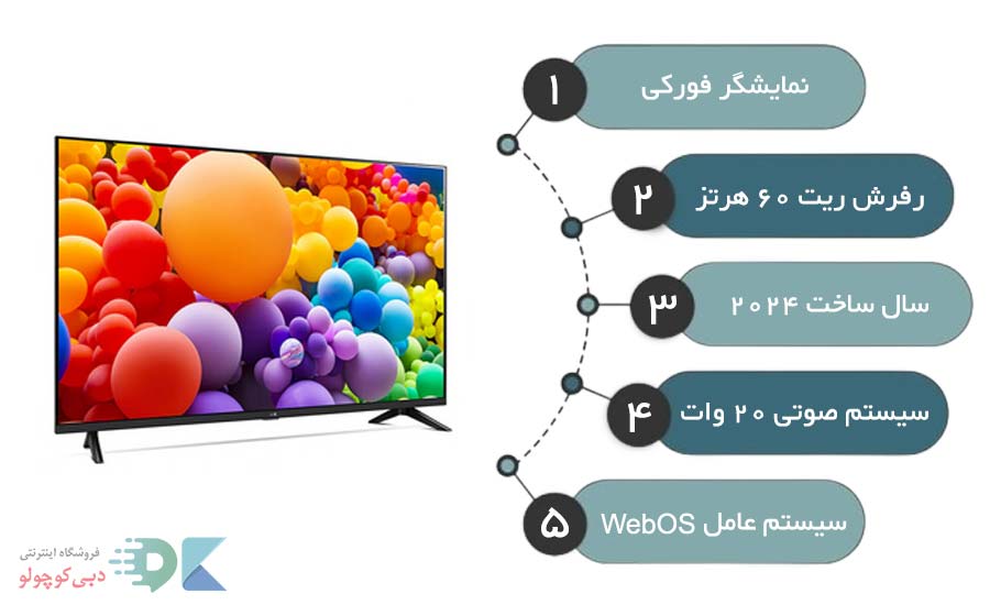 مشخصات تلویزیون ut7300 ال جی