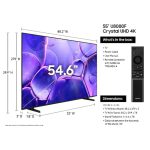 ابعاد تلویزیون سامسونگ 43U8000F سایز 43 اینچ سال 2025 - سایت دبی کوچولو