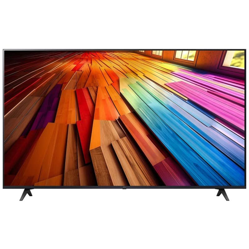 55UT8000 LG TV (1) نمای روبروی تلویزیون ال جی 55UT8000 سایز 55 اینچ سال 2024 - سایت دبی کوچولو