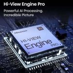 پردازشگر قوی در تلویزیون ULED هایسنس 75U8N سایز 75 اینچ سال 2024 گیمینگ - سایت دبی کوچولو