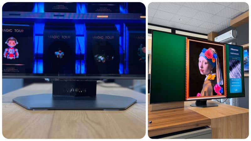 عکس پایه و طراحی کلی در تلویزیون ULED هایسنس U8N سال 2024 گیمینگ - سایت دبی کوچولو