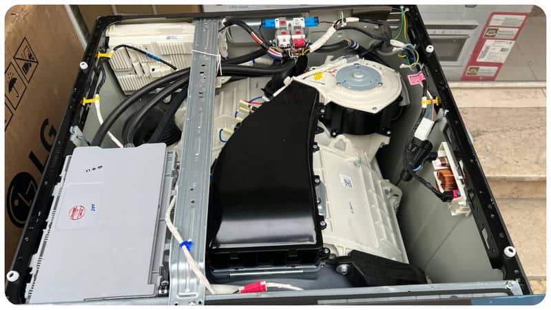 عکس واقعی از ماشین لباسشویی V21 کره اصل - سایت دبی کوچولو