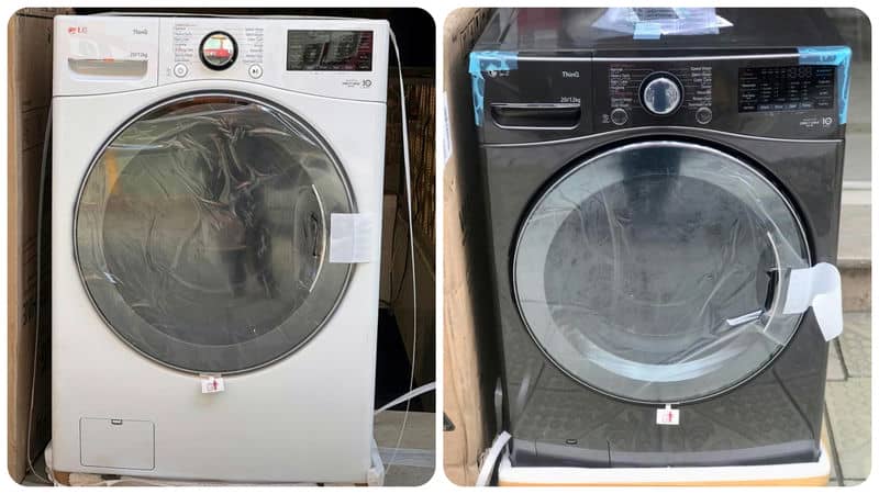 عکس واقعی از ماشین لباسشویی V21 کره اصل - سایت دبی کوچولو