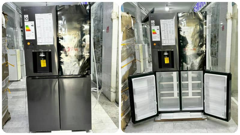 عکس واقعی یخچال فریزر ساید بای ساید ال جی X24 رنگ مشکی کد GC-X24FFCBB ساخت کره منتاژ چین 30 فوت 5 درب - سایت دبی کوچولو