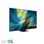 تلویزیون سامسونگ s95f از نمای سمت چپ