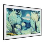 نمای سمت راست و بدون پایه در تلویزیون فریم QLED سامسونگ 50LS03F سایز 50 اینچ سال 2025 - سایت دبی کوچولو