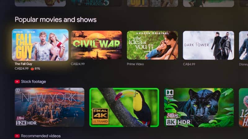 منو تلویزیون ULED هایسنس 55U7N سایز 55 اینچ سال 2024 - سایت دبی کوچولو