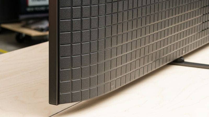 طراحی شبکه ای قاب پشت تلویزیون QLED مینی ال ای دی سونی 55XR70 سایز 55 اینچ سال 2024 - سایت دبی کوچولو