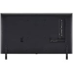 نمای پشت و پایه ها در حالت ساندبار در تلویزیون QNED مینی ال ای دی ال جی 65QNED85 سایز 65 اینچ سال 2024 - سایت دبی کوچولو