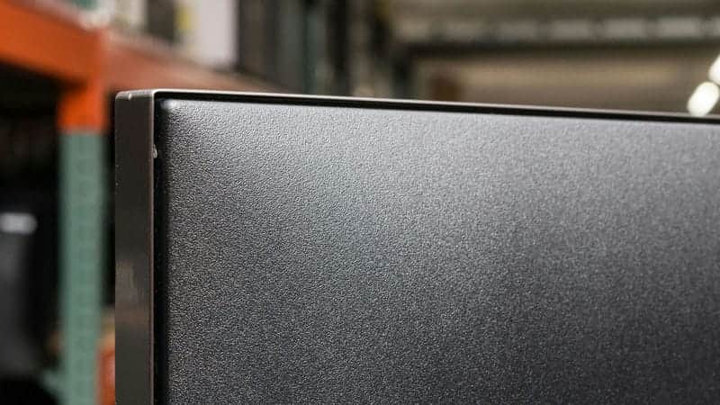 نمای پشت فریم دور صفحه نمایش تلویزیون ال ای دی سونی 65X90L سایز 65 اینچ سال 2023 ساخت ژاپن و منتاژ مالزی - سایت دبی کوچولو