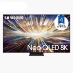 نمای روبرو و قیمت و خرید تلویزیون NEO QLED سامسونگ 75QN800D سایز 75 اینچ سال 2024 - سایت دبی کوچولو