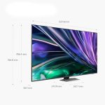ابعاد تلویزیون NEO QLED سامسونگ 75QN85D سایز 75 اینچ سال 2024 - سایت دبی کوچولو
