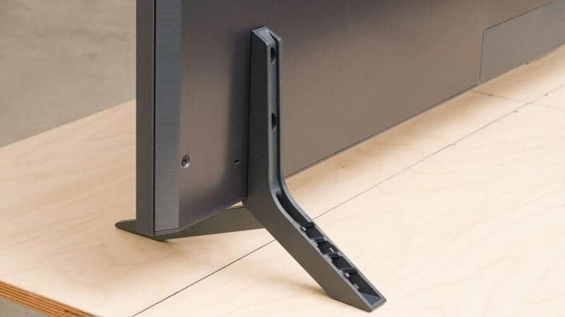 طراحی پایه های دو طرف در تلویزیون QNED مینی ال ای دی ال جی 75QNED90 سایز 75 اینچ سال 2024 - سایت دبی کوچولو