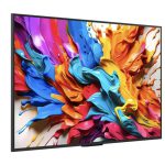 نمای سمت راست و بدون پایه در تلویزیون QNED ال جی 75QNED9M سایز 75 اینچ سال 2025 - سایت دبی کوچولو