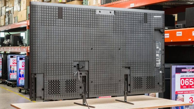 طراحی نمای پشت تلویزیون QLED مینی ال ای دی سونی 75XR90 سایز 75 اینچ سال 2024 - سایت دبی کوچولو