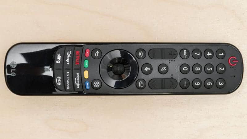 ریموت کنترل جادویی اسمارت تلویزیون OLED ال جی 77G4 سایز 77 اینچ سال 2024 - سایت دبی کوچولو