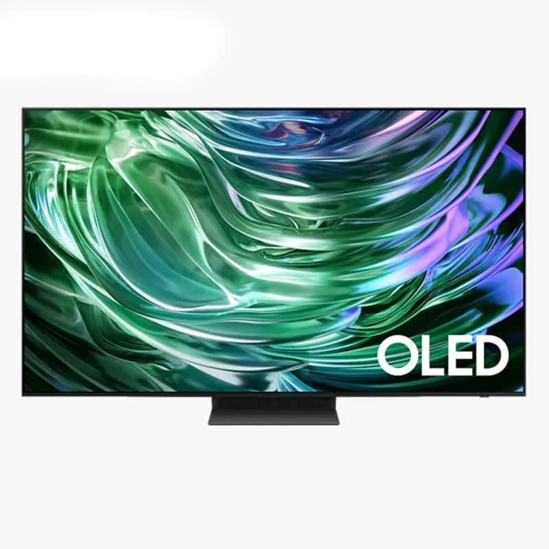 77S90D SAMSUNG TV 2024 (1) نمای روبرو در تلویزیون OLED سامسونگ 77S90D سایز 77 اینچ سال 2024 - سایت دبی کوچولو