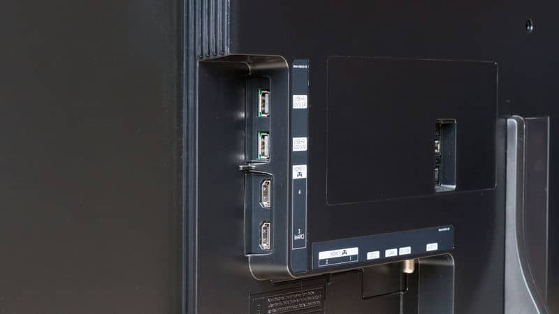 پورت های ورودی و خروجی در تلویزیون OLED سامسونگ 77S90F سایز 77 اینچ سال 2025 - سایت دبی کوچولو