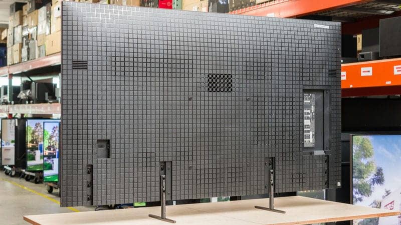 طراحی نمای پشت تلویزیون OLED سونی 77XR80 سایز 77 اینچ سال 2024 - سایت دبی کوچولو
