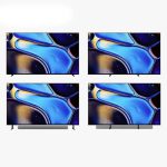 تنظیم ارتفاع و جایگاه پایه های تلویزیون OLED سونی 77XR80 سایز 77 اینچ سال 2024 - سایت دبی کوچولو