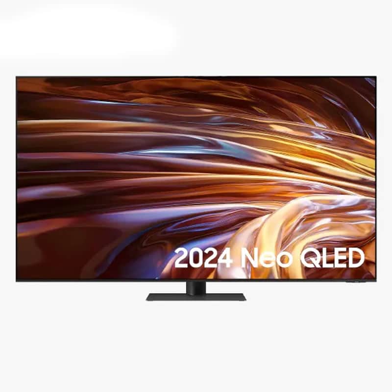 85QN95D SAMSUNG TV 2024 (1) نمای روبرو در تلویزیون NEO QLED سامسونگ 85QN95D سایز 85 اینچ سال 2024 - سایت دبی کوچولو