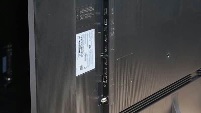 پورت ورودی و خروجی و گیرنده رسیور ماهواره و دیجیتال در تلویزیون NEO QLED سامسونگ QN80F سال 2025 - سایت دبی کوچولو