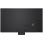 نمای پشت و حالت پایه بلند در تلویزیون مینی ال ای دی QNED ال جی QNED86 سال 2025 - سایت دبی کوچولو