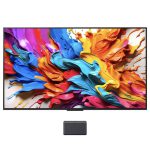 نمای روبروی تلویزیون lg qned9m